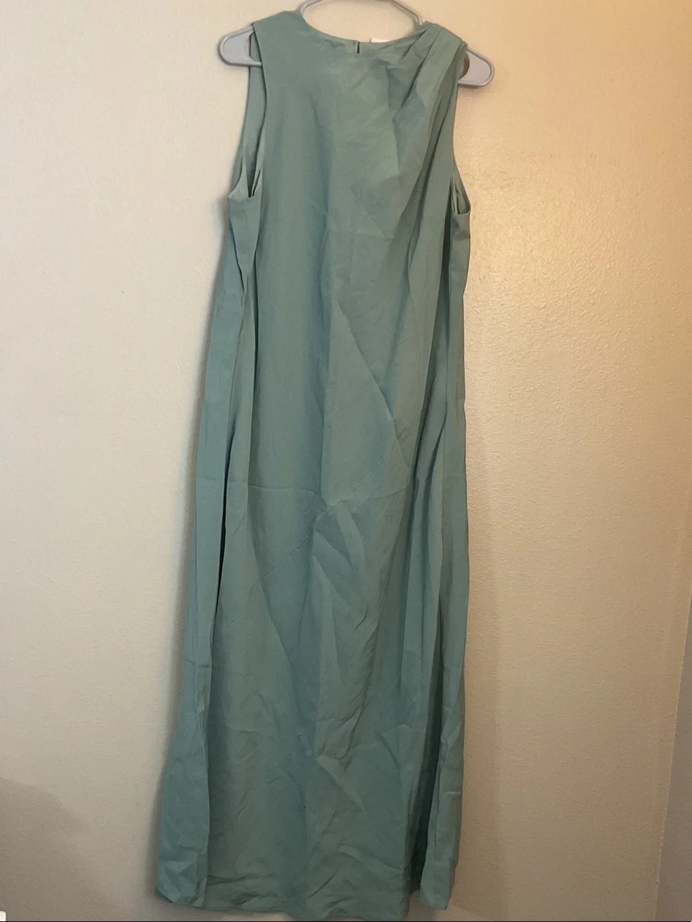 Abercrombie & Fitch Sleeveless Maxi Dress in Seafoam Green